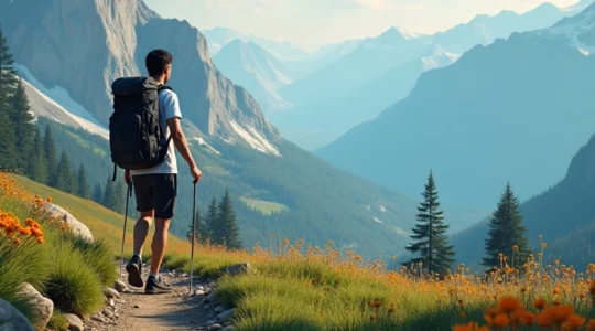 Immersive hiking